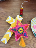 Yellow Ceramic Cross