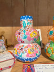 Small Handpainted Floral Vase