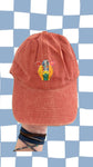 BURNT ORANGE Crazy Cow Cap