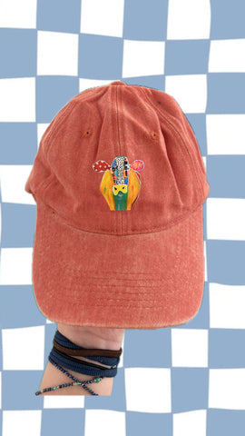 BURNT ORANGE Crazy Cow Cap