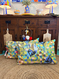 Large Blue Wren Pillows