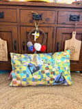 Large Blue Wren Pillows