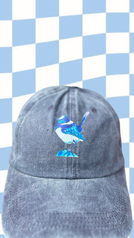 BLUE Blue Wren Cap