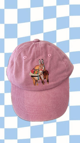 PINK Lola Donkey Cap