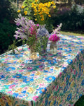 Mum's Floral Christmas Tablecloth- Cotton