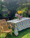 Mum's Floral Christmas Tablecloth- Cotton